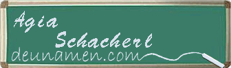Agia Schacherl Visitenkarte